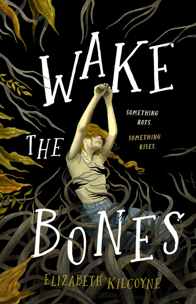 The book cover for Wake the Bones.